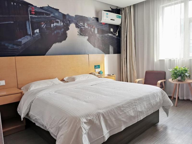 Greentree Inn Jiangsu Suzhou International Film City South Jinshan Road Express Hotel Dış mekan fotoğraf